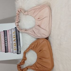 Olive & Kate Blush Purses 👛  Powder Pink and Caramel Cream